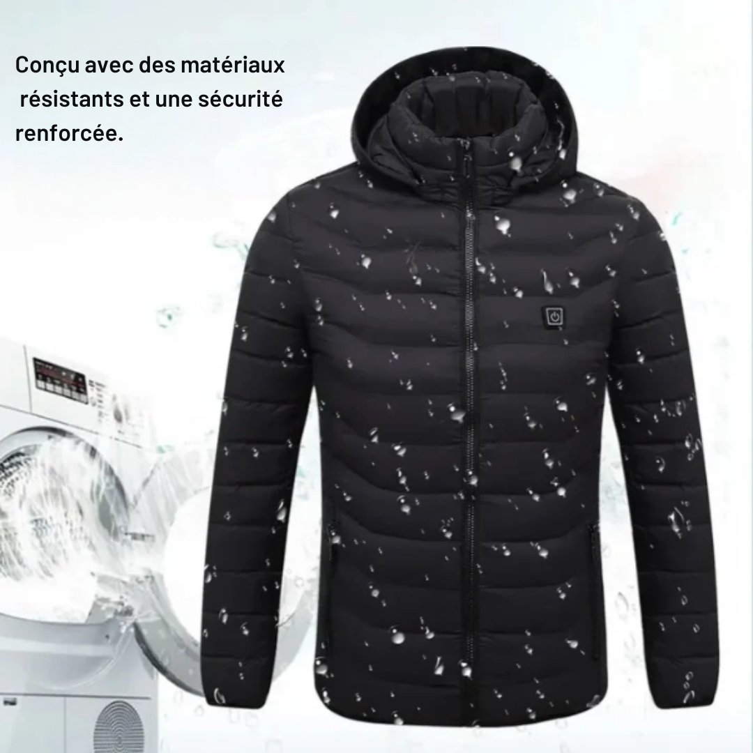 Veste Chauffante USB - Chaleur Ajustable, 21 Zones de Confort