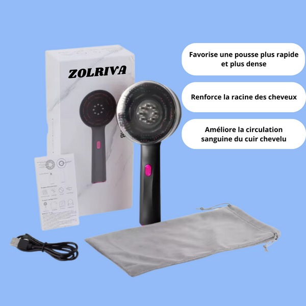 Brosse de massage pour le cuir chevelu – Zolriva