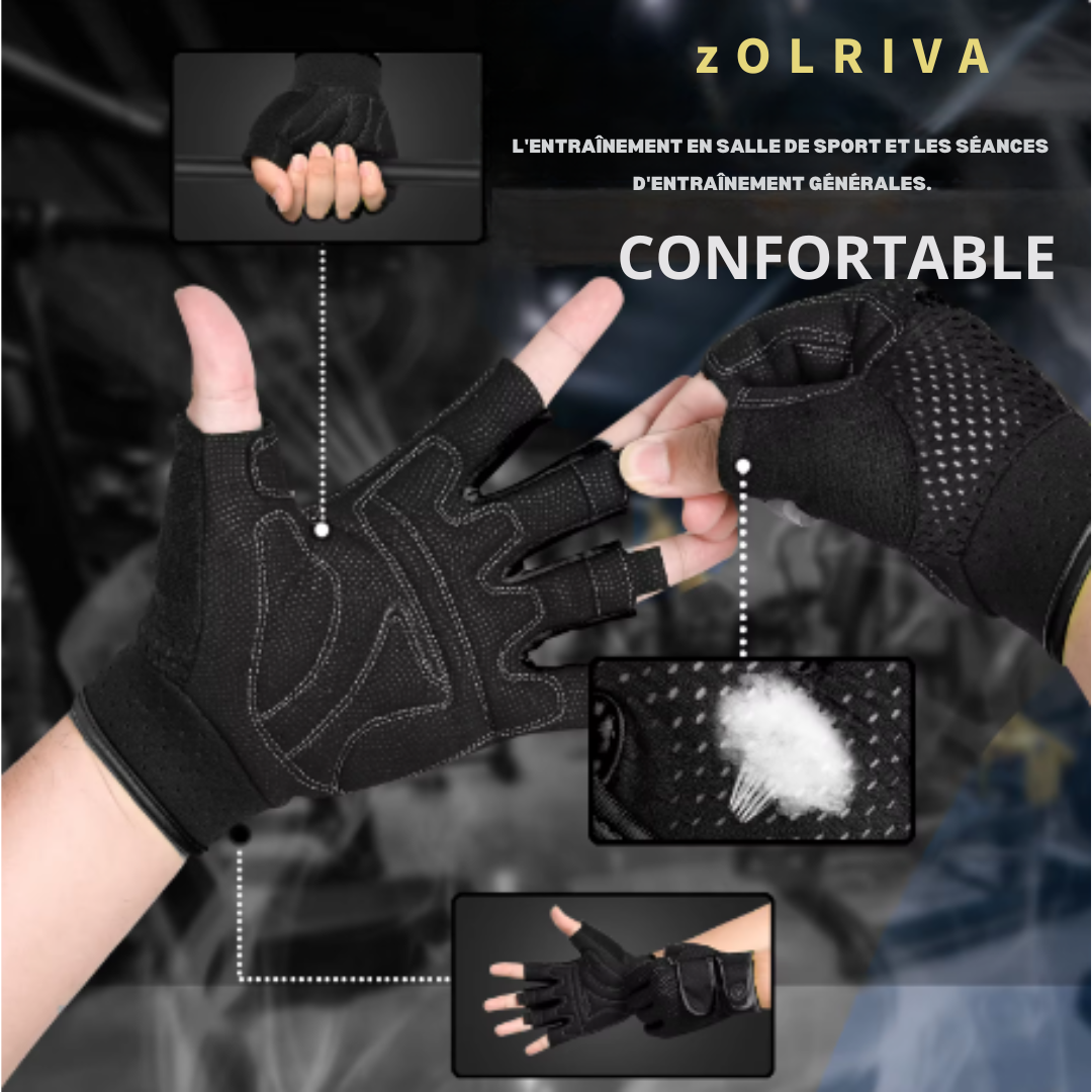 Zolriva Gants Sport - Entraînement Intense