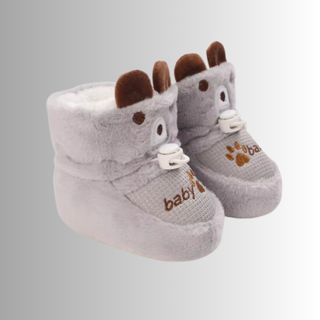 Chaussons Bébé Hiver – Souples et Confortables pour Garçon et Fille