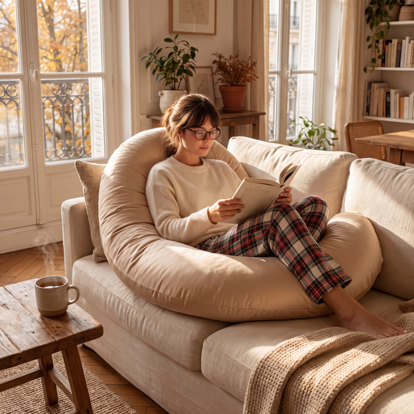 Le Coussin Lune — Enveloppez-vous. Dormez Enfin.