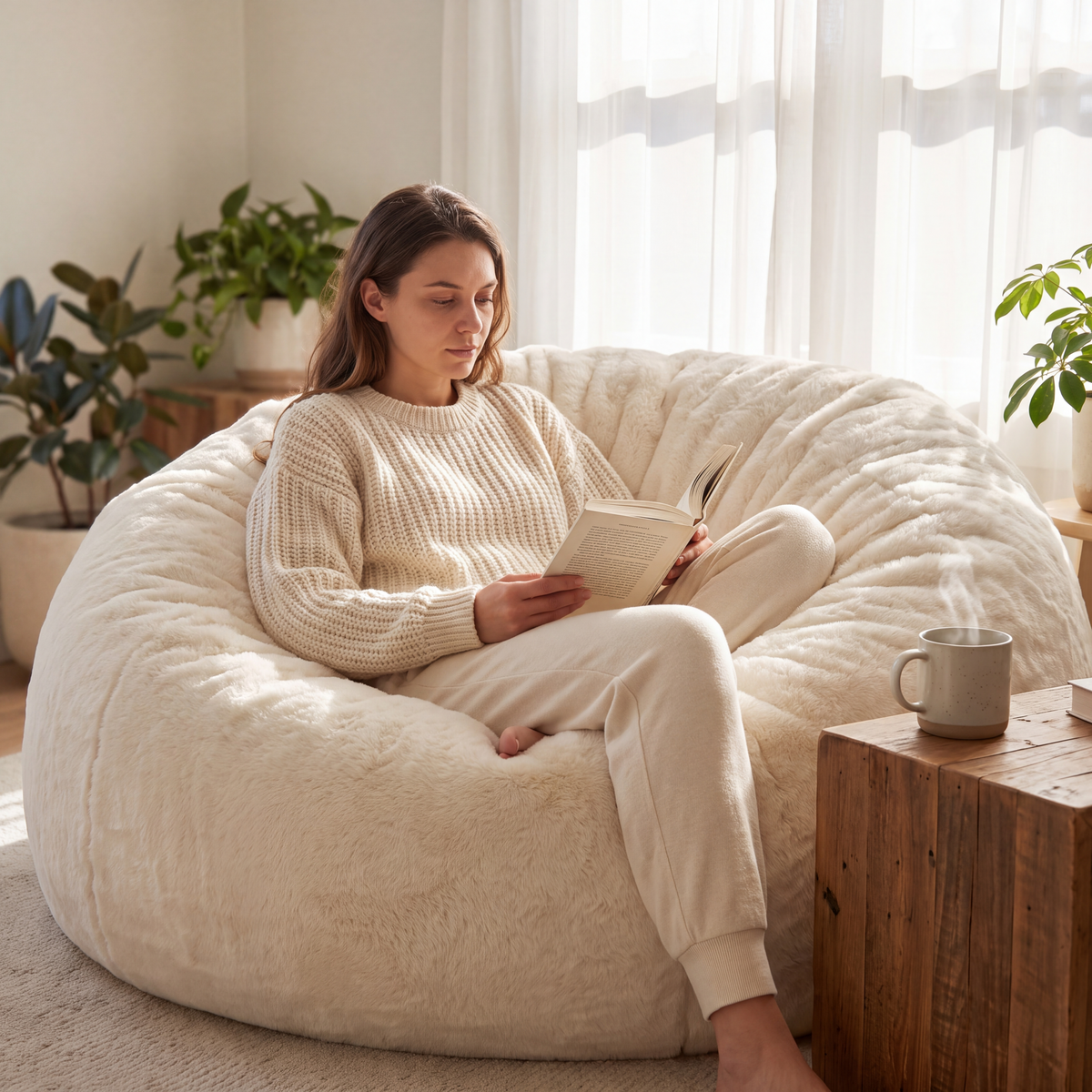 Le Pouf Cocon — Installez-vous. Vous ne voudrez plus bouger.