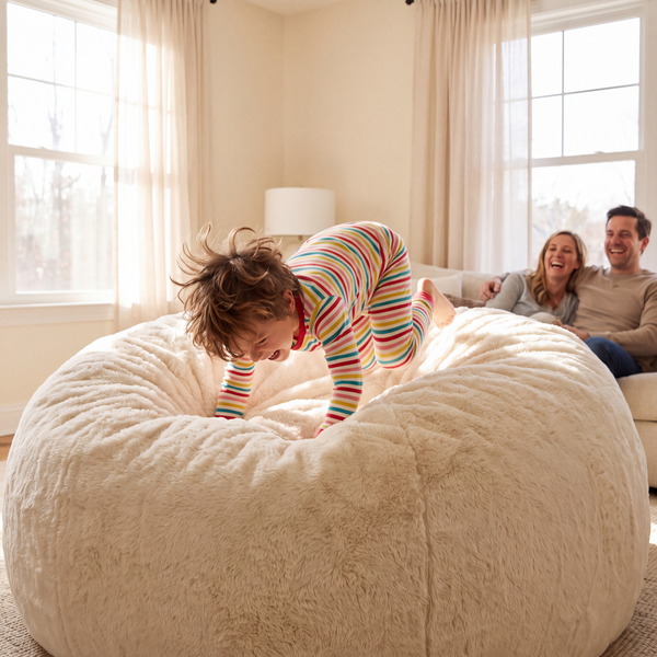 Le Pouf Cocon — Installez-vous. Vous ne voudrez plus bouger.